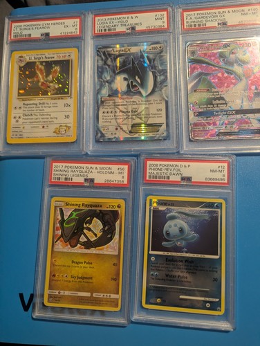 Pokemon lot graded cards - 12,