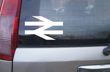 BR British Rail double arrow