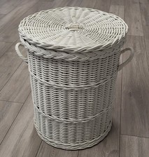 Vintage laundry basket - vintage, wicker