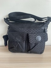 Kipling Monissa Large Shoulder Bag In Black Signature Monkey Davina New