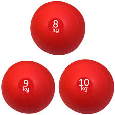 FXR Sports Red No Bounce Medicine Slam Ball Set 8kg, 9kg & 10kg
