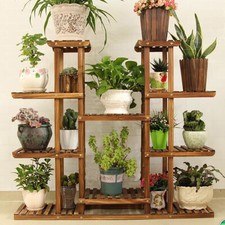 17 Pots XL-Large Wood Plant