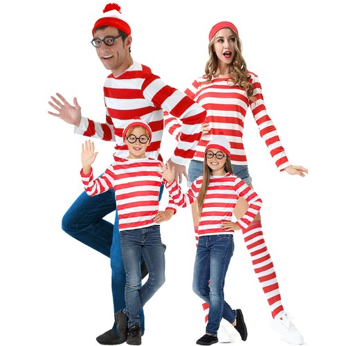 Adult women men wheres wally - men,