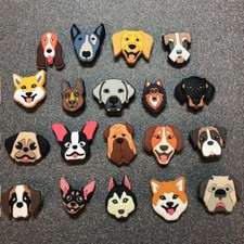 Dog Croc Charms - Pug - Collie - Labrador - Chihuahua - Boxer Dogs Shoe Charm