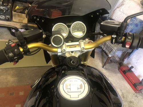Renthal 845 gold fatbars - gold, r