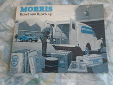 Morris 6cwt & 8 cwt Van & Pick