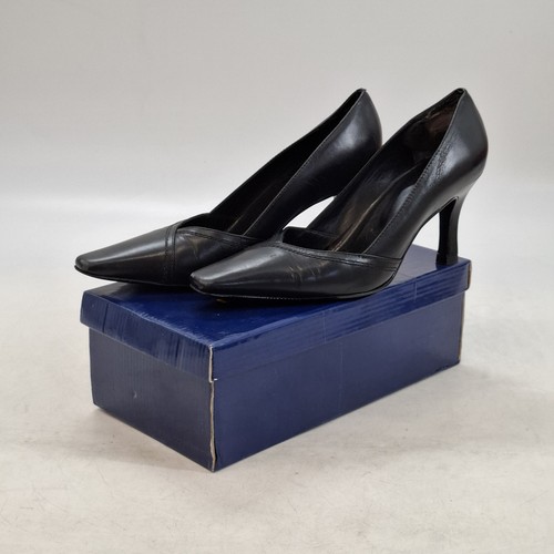 Caravelle black leather heels - caravelle,