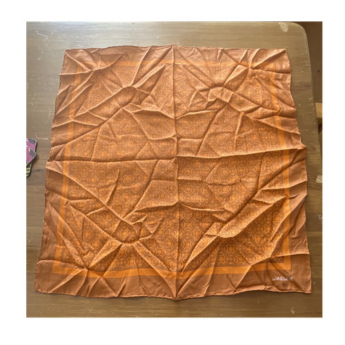 Jaeger silk satin - silk, orange