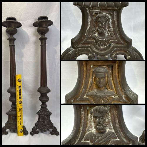 Antique baroque jesus joseph - jesus,