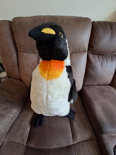 Life size penguin - plush, soft