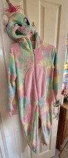 Children's Unicorn Fleecy One-piece  Age 9-10 134/140cm