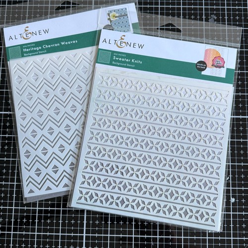 Altenew stencils sweter - altenew,