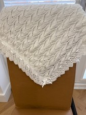 Hand Knitted Baby Christening