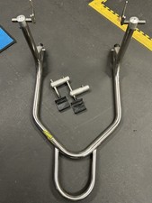 Harris Racing Rear Motorcycle Paddock Stand - Stainless Steel