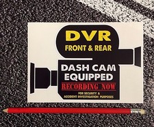 DASH CAM Equipped DVR Warning