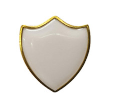 White Shield Badge