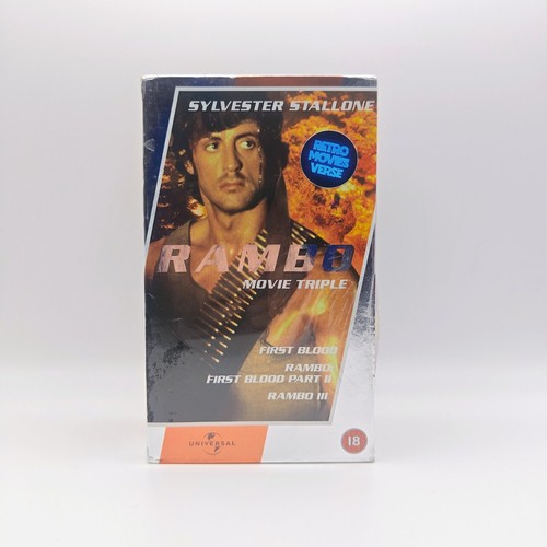 Rambo trilogy vhs - box, set