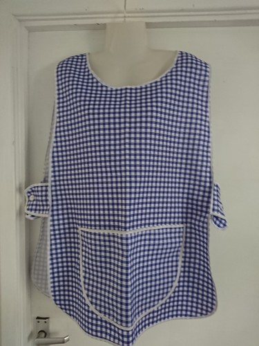 Vintage blue gingham check - vintage,