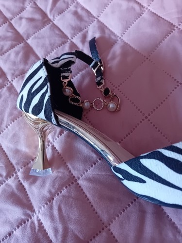 Zebra print occasional shoes - zebra, 3