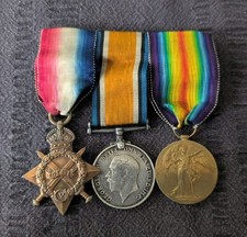 WW1 Trio 11898 George Wilkinson 7th & 1/4th King's Own Yorkshire Light Infantry