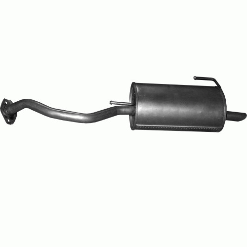 Exhaust rear silencer for - exhaust,