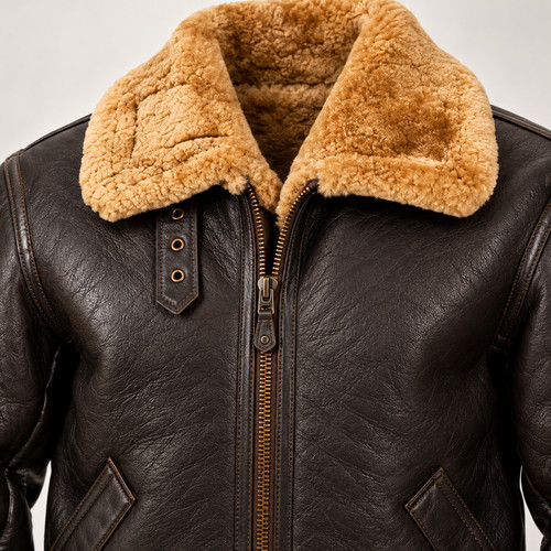 Men sheepskin leather - men's,