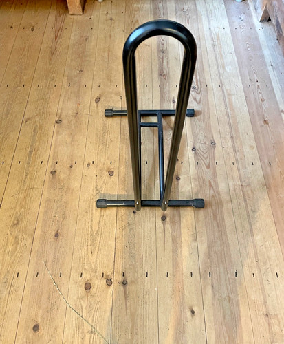 Black bike floor stand - bike,