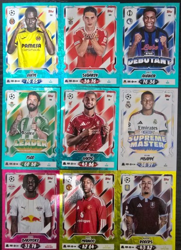 New match attax rare - new,