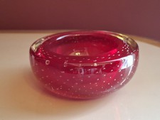 Vintage Whitefriars Ruby Red