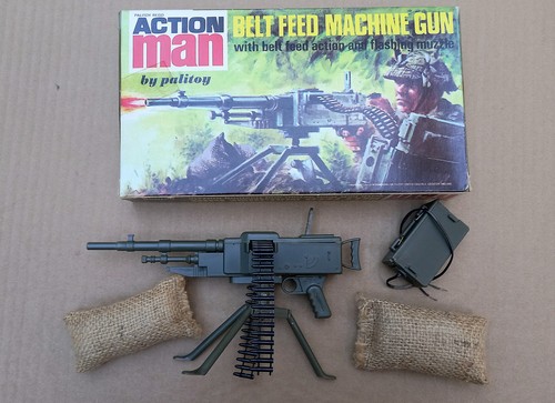Vintage action man belt - man, feed
