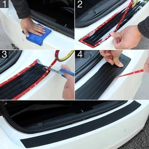 Car rear boot bumper sill - car, boot-bumper