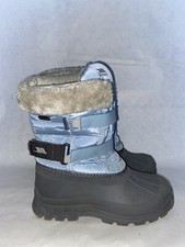 TRESPASS LADIES BLUE AND BLACK WELLIES RIPE TAP MID CALF BOOTS UK 3 EU 35 BT003