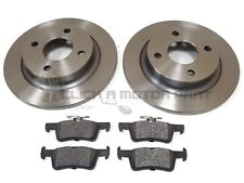 Rear 2 Brake Discs And Pads For Ford Fiesta MK8 1.0T ST-Line 2018-2023