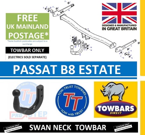Towbar swan neck - swan, vw