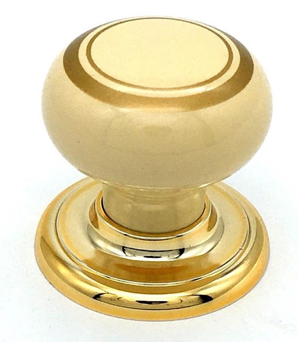 Beige cream knobs 35mm - beige,