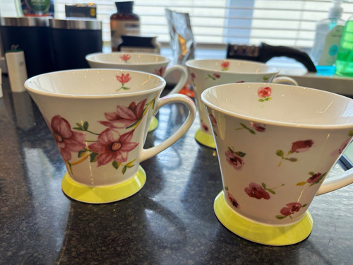Fine bone china floral - fine, coffee