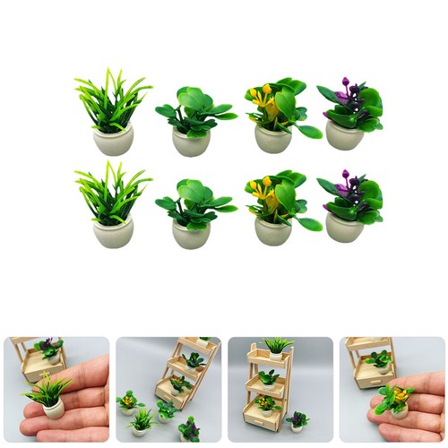 8pcs reusable miniature plants - 8pcs,