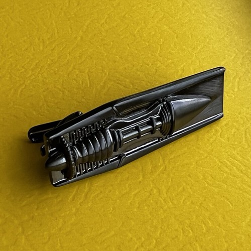 Airplane engine tie clip - engine,