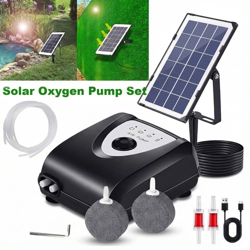 Solar powered oxygenator pond - solar,