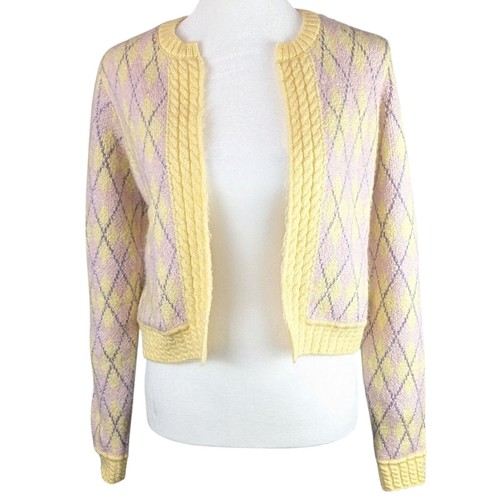 Zara argyle metallic knit - knit, open