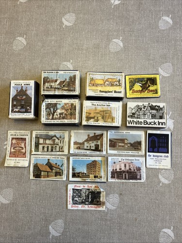 Collection pub matchboxes - collection, of