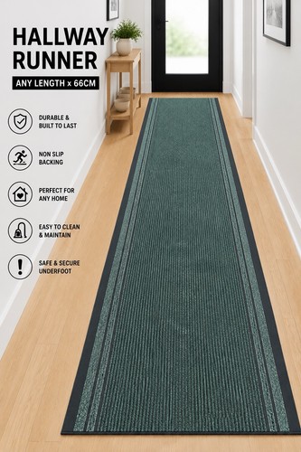 Green long rubber back - rubber, hall