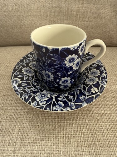 Burleigh blue calico demi - calico,
