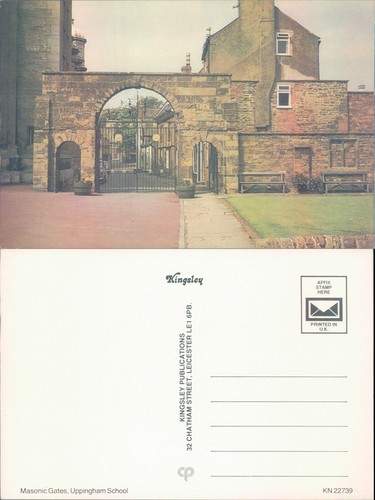 Masonic gates uppingham school - uppingham,