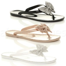 WOMENS LADIES FLAT JELLY