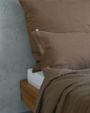 Linen bedding set, beige, 155