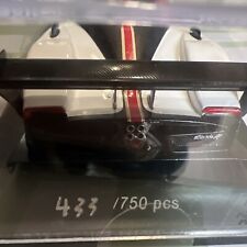 SPARK 1:43 —Pagani Zonda R (PD04311009) - 433 of 750 —White with Italian Stripes