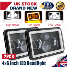 2PCS 4x6 Inch LED Headlight