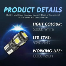 FIT VAUXHALL XENON WHITE 5 SMD