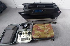 Microcat Bait Boat Hardly Used, Full Kit Inc Fishfinder, 2 Sets Of Batteries.